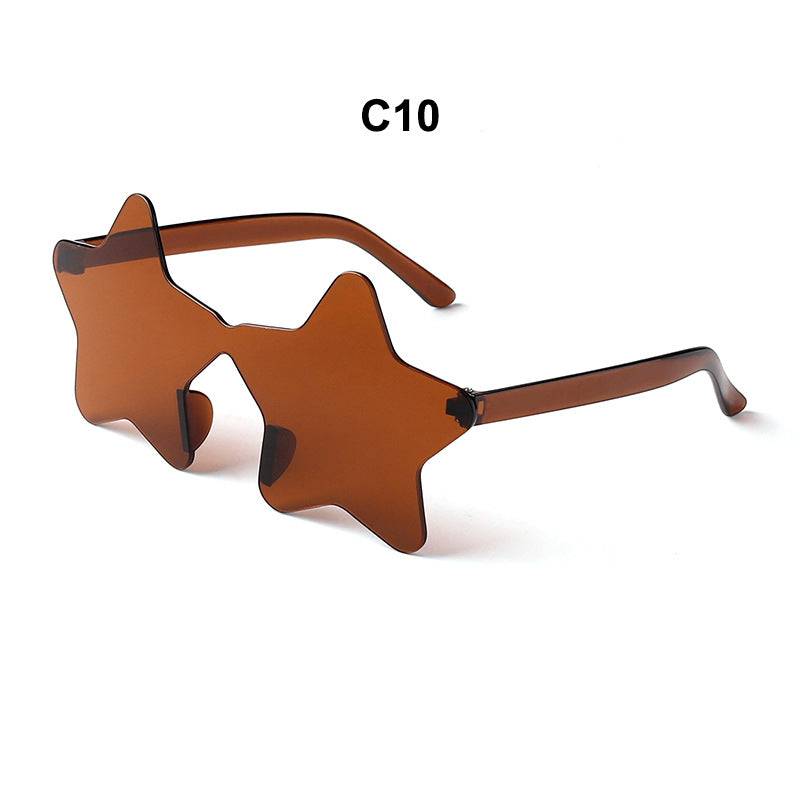 Wholesale PC Star Sunglasses Integrated Frameless Sunglasses