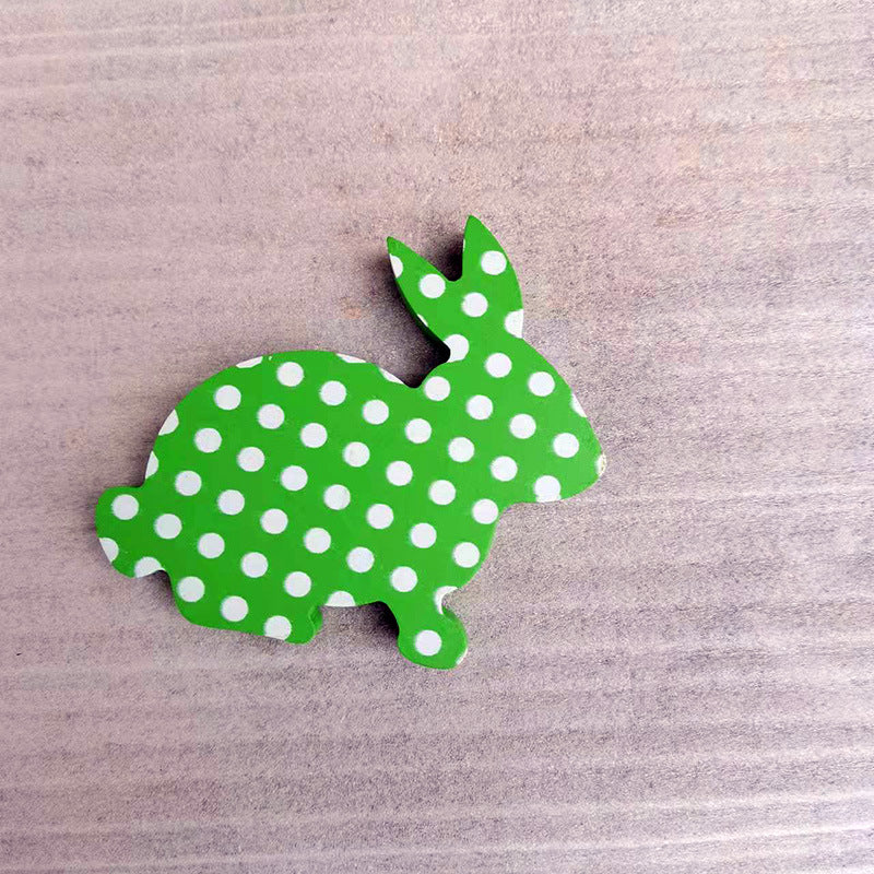 Tablero de densidad al por mayor Conejo de Pascua Adornos decorativos de madera