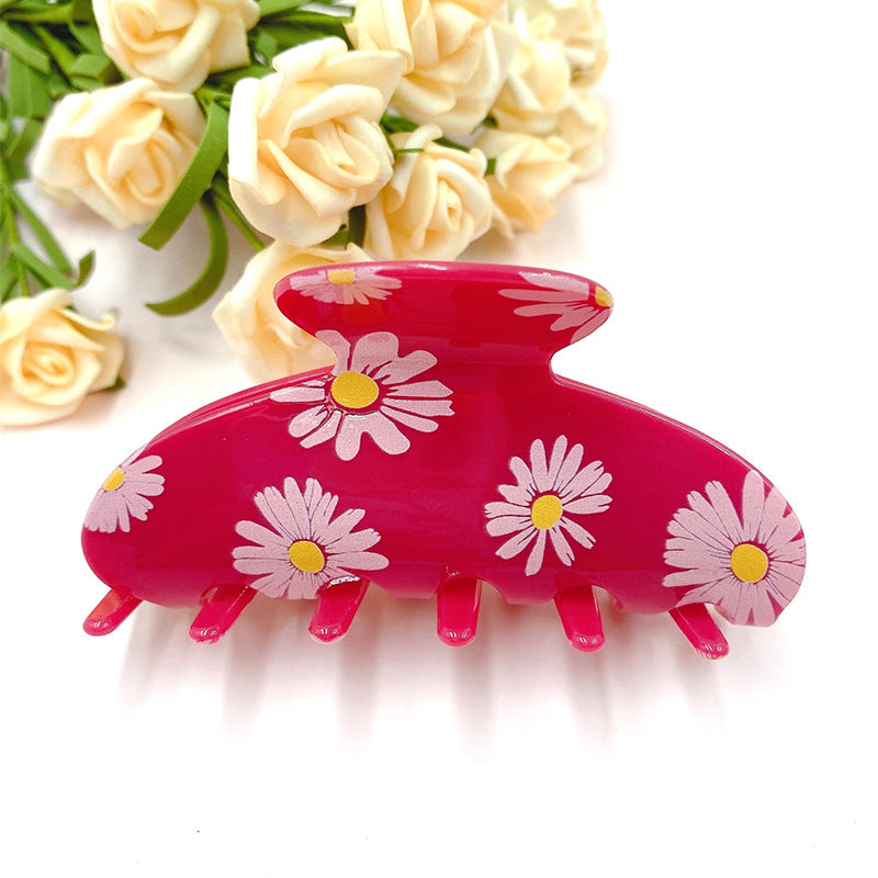 Wholesale Daisy Acrylic Hair Clips