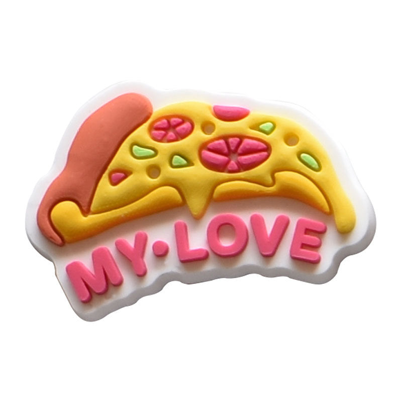 Al por mayor 100 PCS PVC Cartoon Colorfle Diy Shoe Hebilla