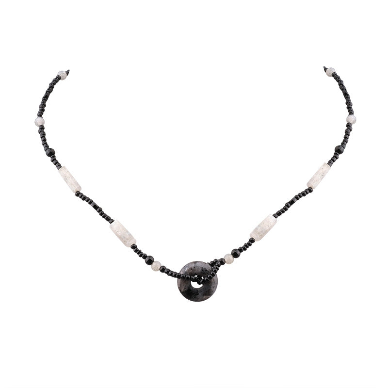 Wholesale Butterfly Natural Stone Necklace