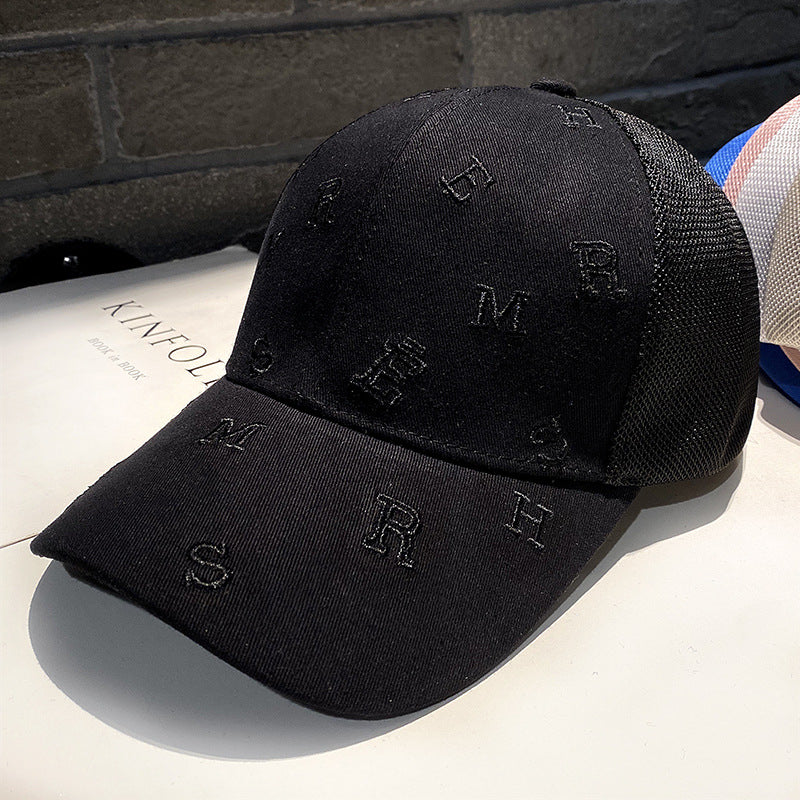 Wholesale Cotton Monogram Embroidered Mesh Cap