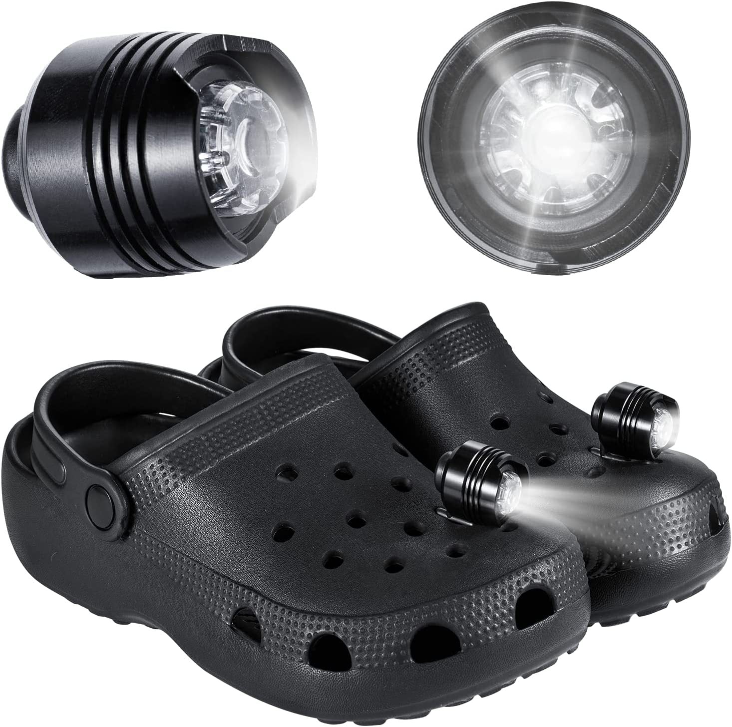 Wholesale 10PCS Aluminum Alloy Clog Shoe Lights