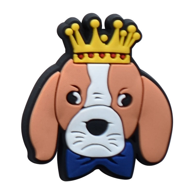 Wholesale 100pcs PVC Cartoon Dog DIY Shoe Buckle