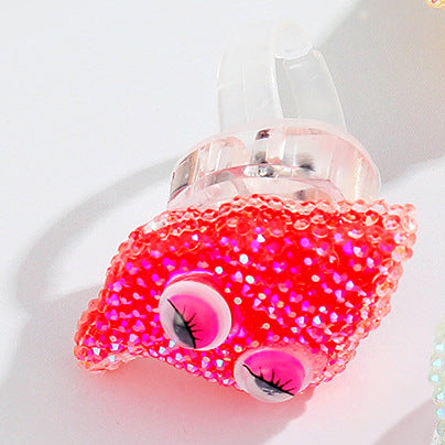 Wholesale Resin Cartoon Sea Animal Luminous Ring