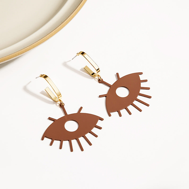 Wholesale Vintage Punk Devil Eye Alloy Earrings