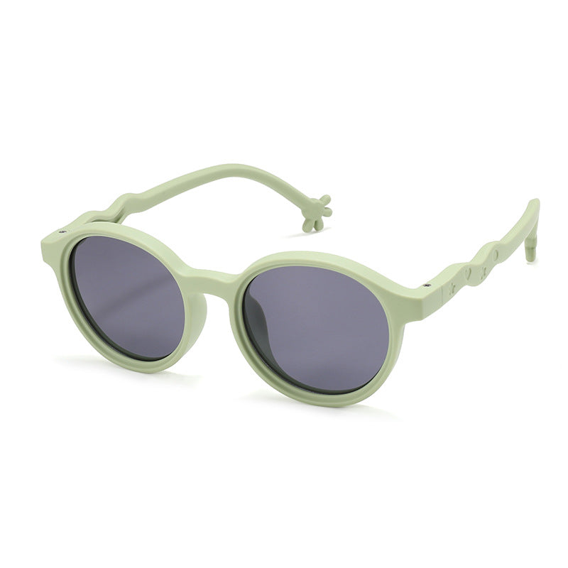 Wholesale Round Frame Sunshade Kids Sunglasses
