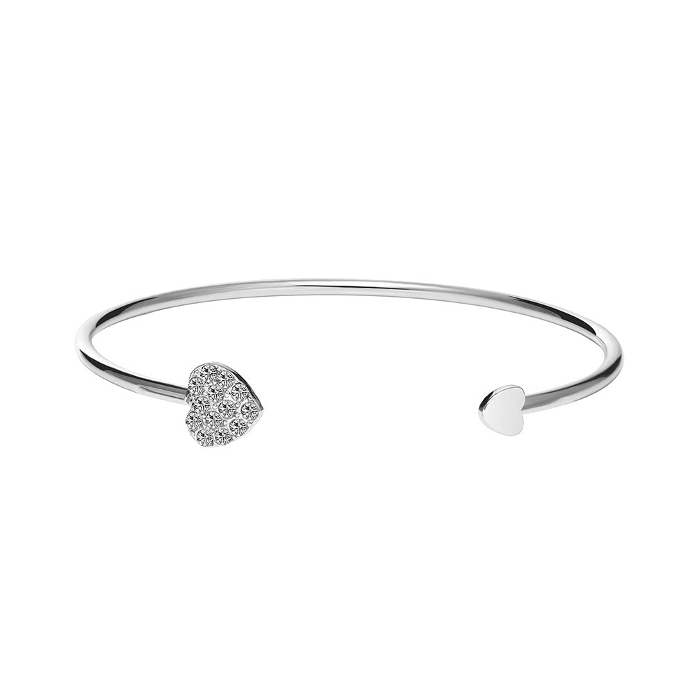 Pulsera De Aleación De Corazón De Diamante al por mayor