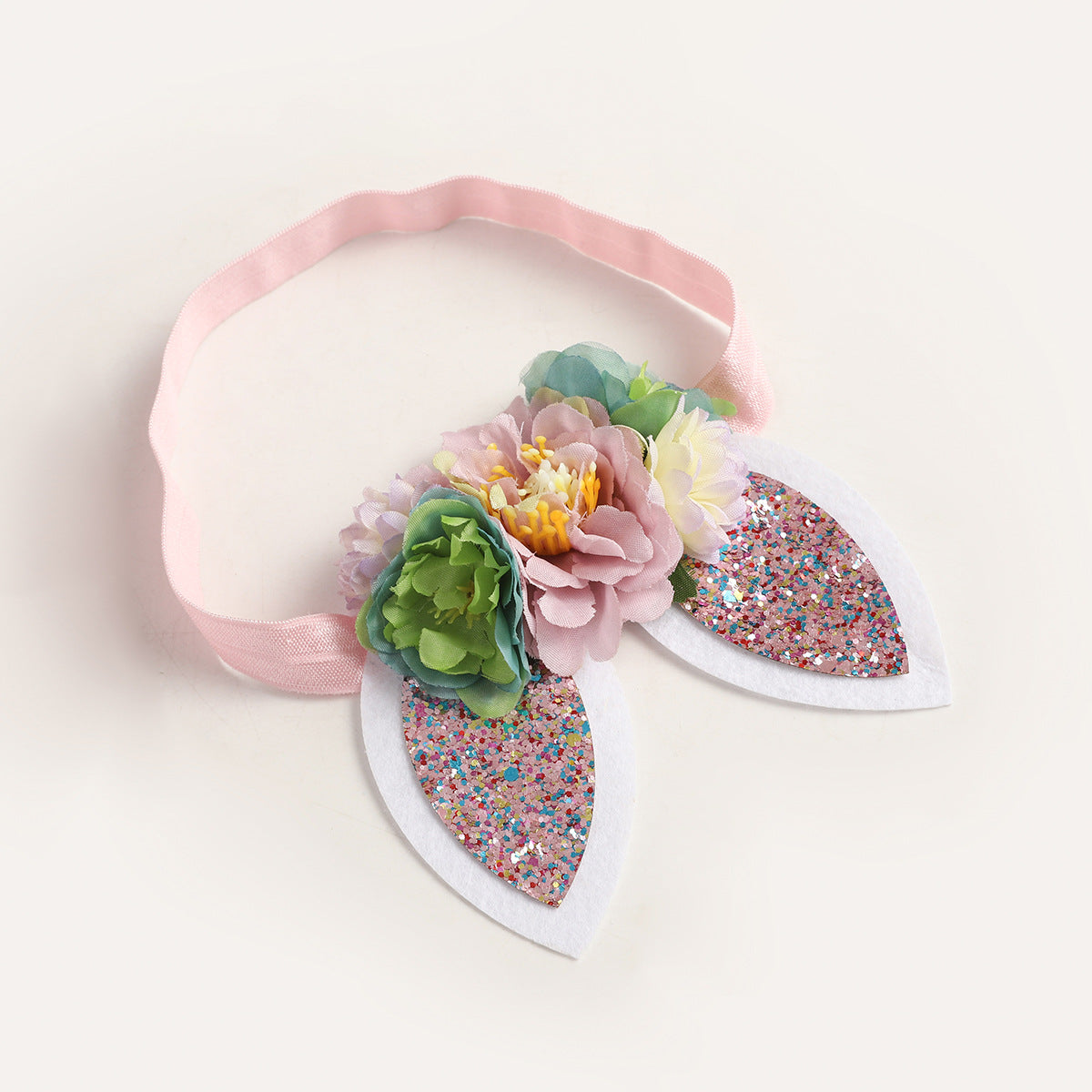 Wholesale Easter Bunny Ears Stretch Hair Tie For Kids