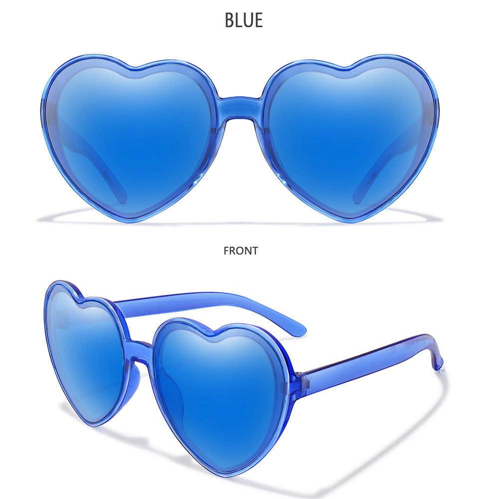 Wholesale Love Dazzling Color Coated Sunglasses 12PCS