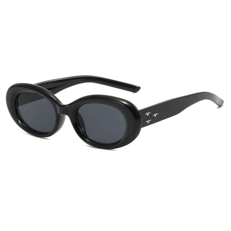 Wholesale Small Round Frame Polarized PC Women's Sunglasses