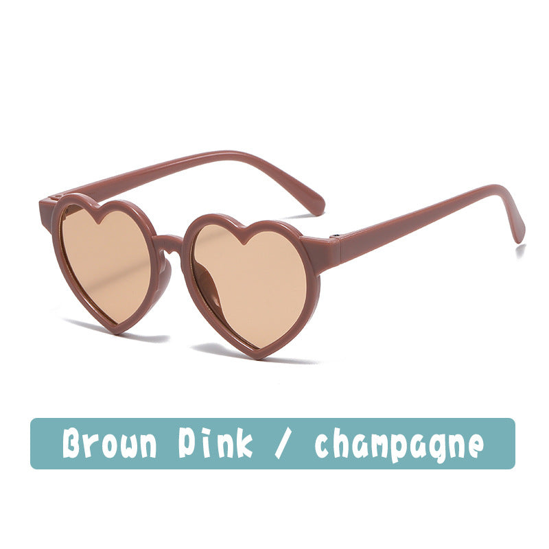 Wholesale Cute Heart Kids Sunglasses AC