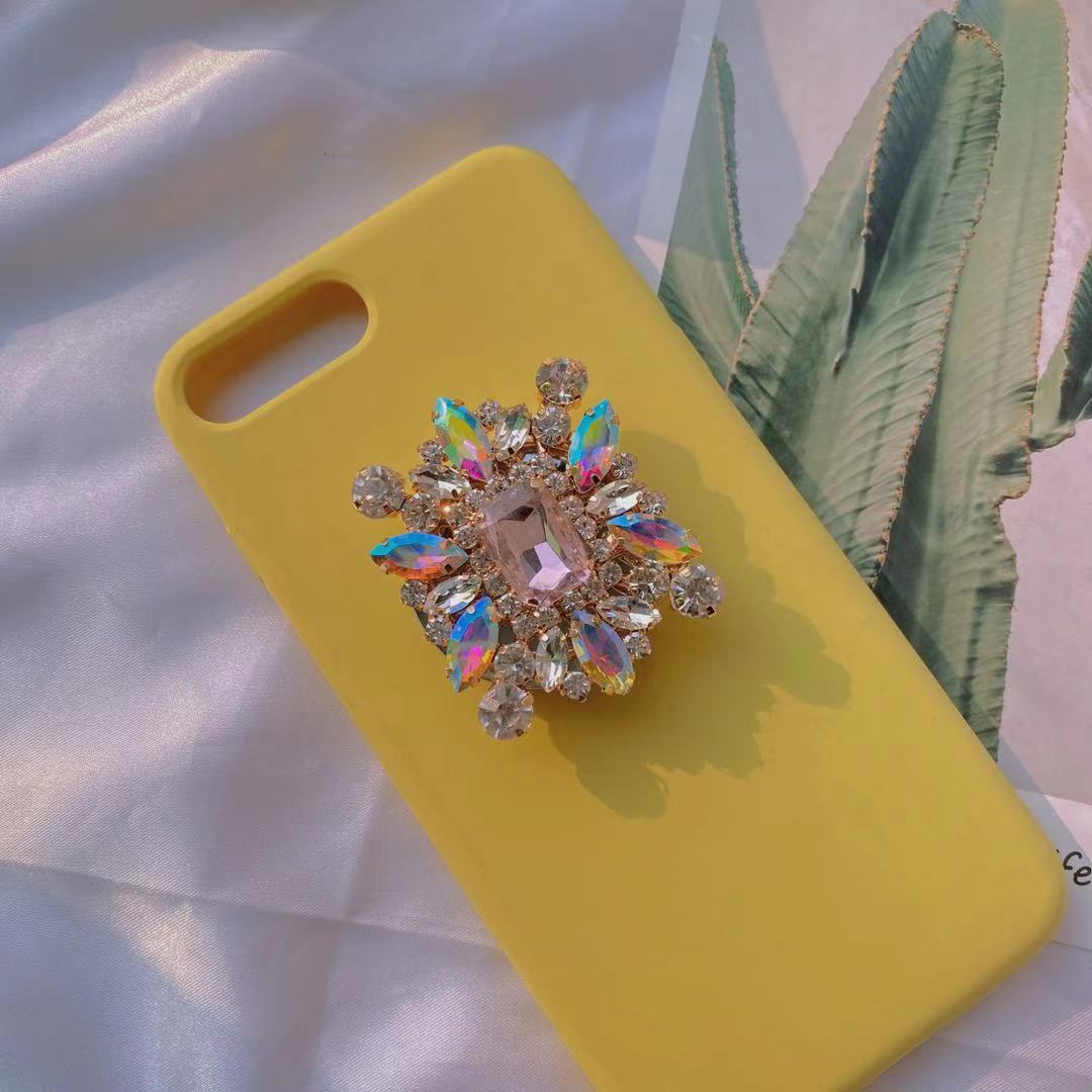 Soporte colorido al por mayor del teléfono móvil de la bolsa de aire del diamante