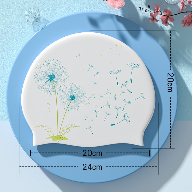 Wholesale Silicone Waterproof Swim Cap Swimwear