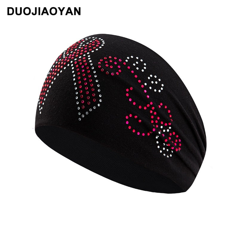 Diadema elástica de tela de diadema de taladro caliente al por mayor