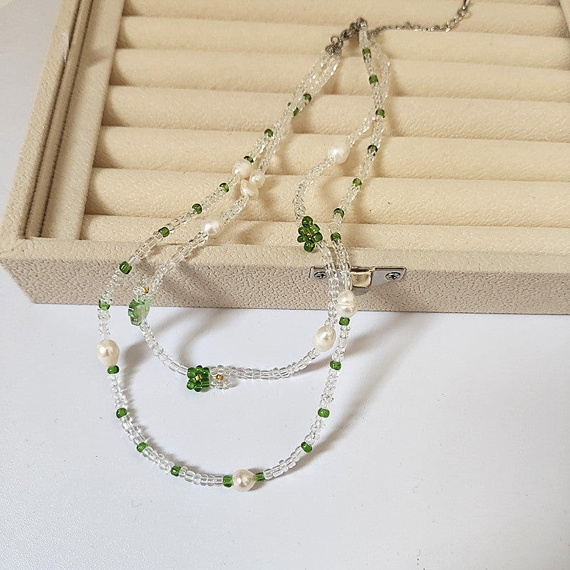 Collares Con Cuentas De Dryad Verde al por mayor