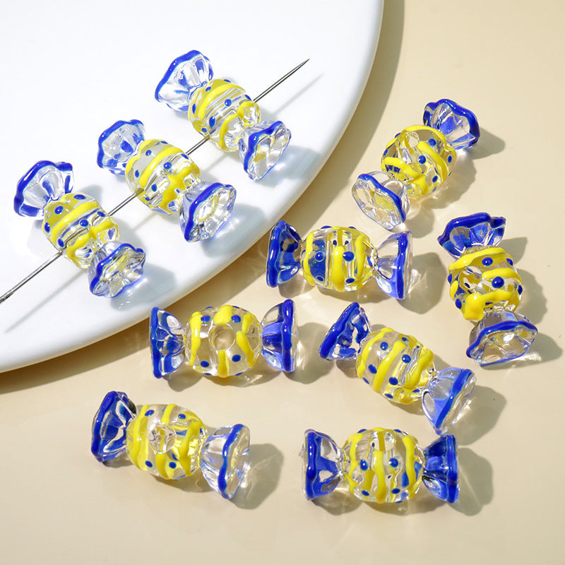 Al por mayor lindos accesorios de joyería de joyas para goteo de aceite pintado a mano