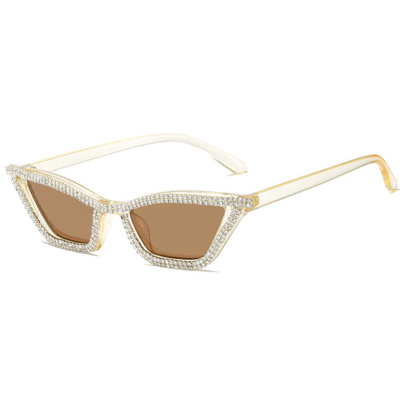 Wholesale PC Cat Eye Diamond Sunglasses