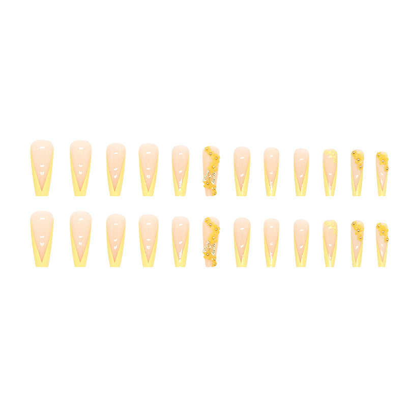 Wholesale Custard French Resin Nail Stickers