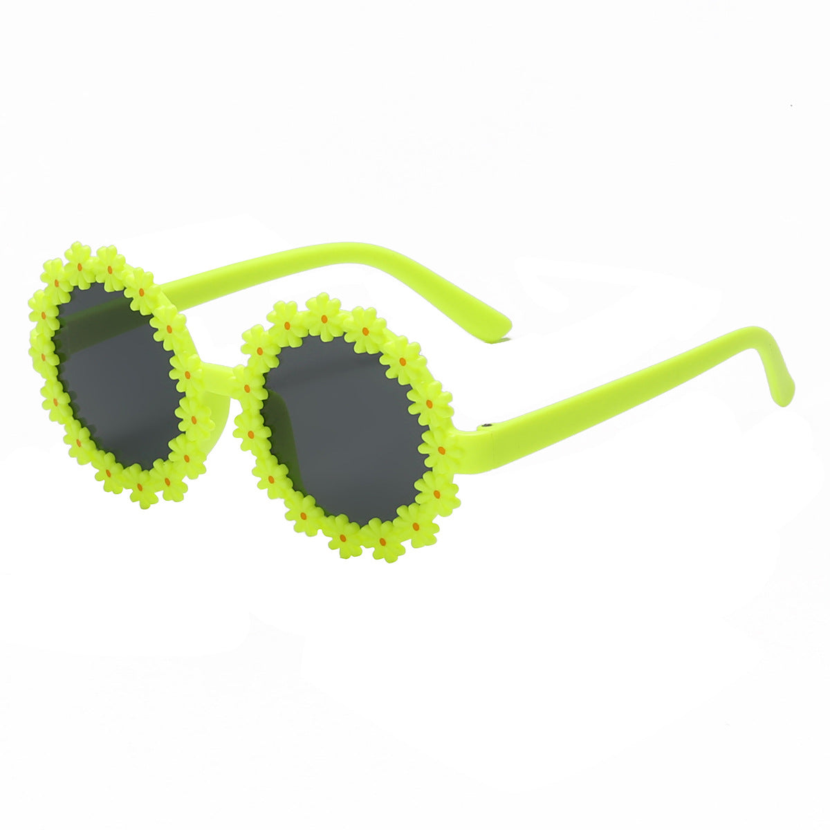 Wholesale Cute Cartoon Flowers PC Kids Sunglasses