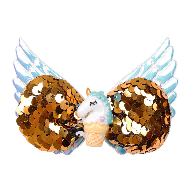 Wholesale 10PCS Milu Single Horned Orc Leather Hair Clips