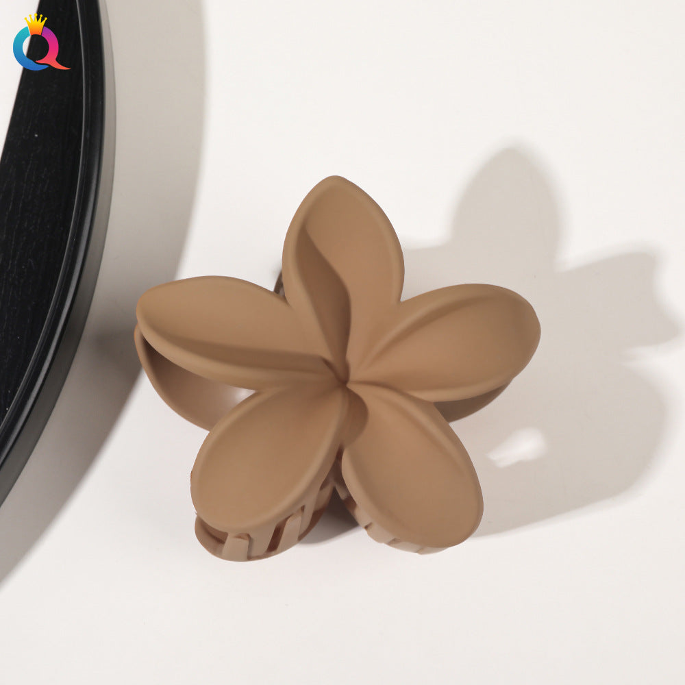 Wholesale Solid Color Frangipani Grab Clips