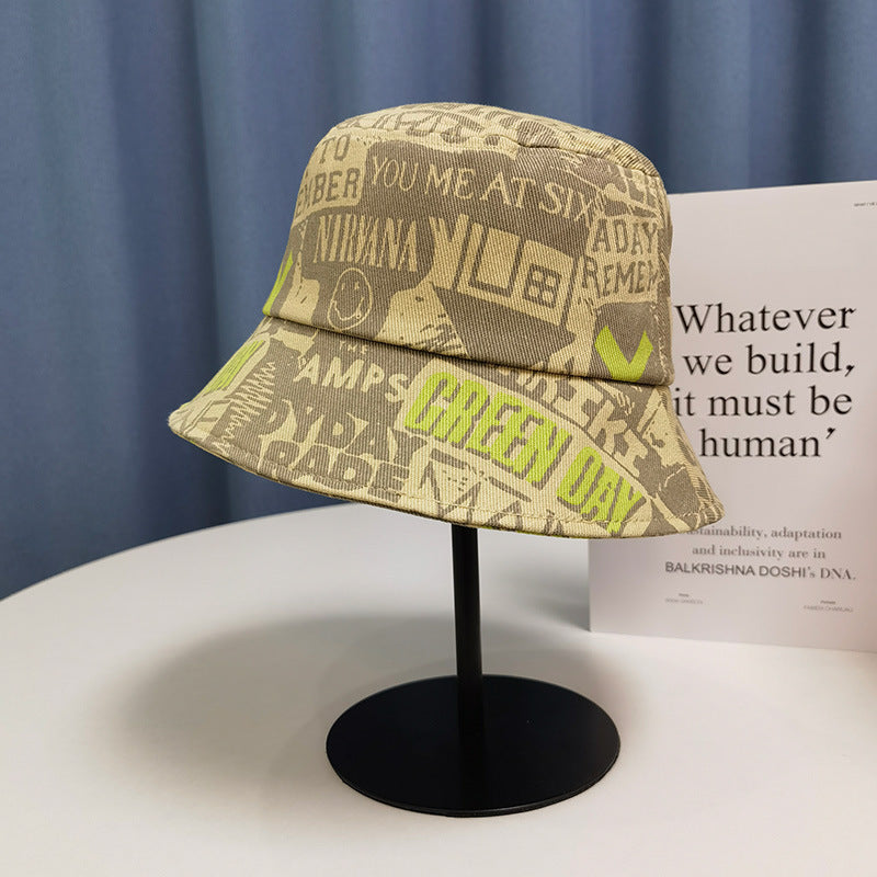 Wholesale Polyester Printed Cartoon Kitten Bucket Hat