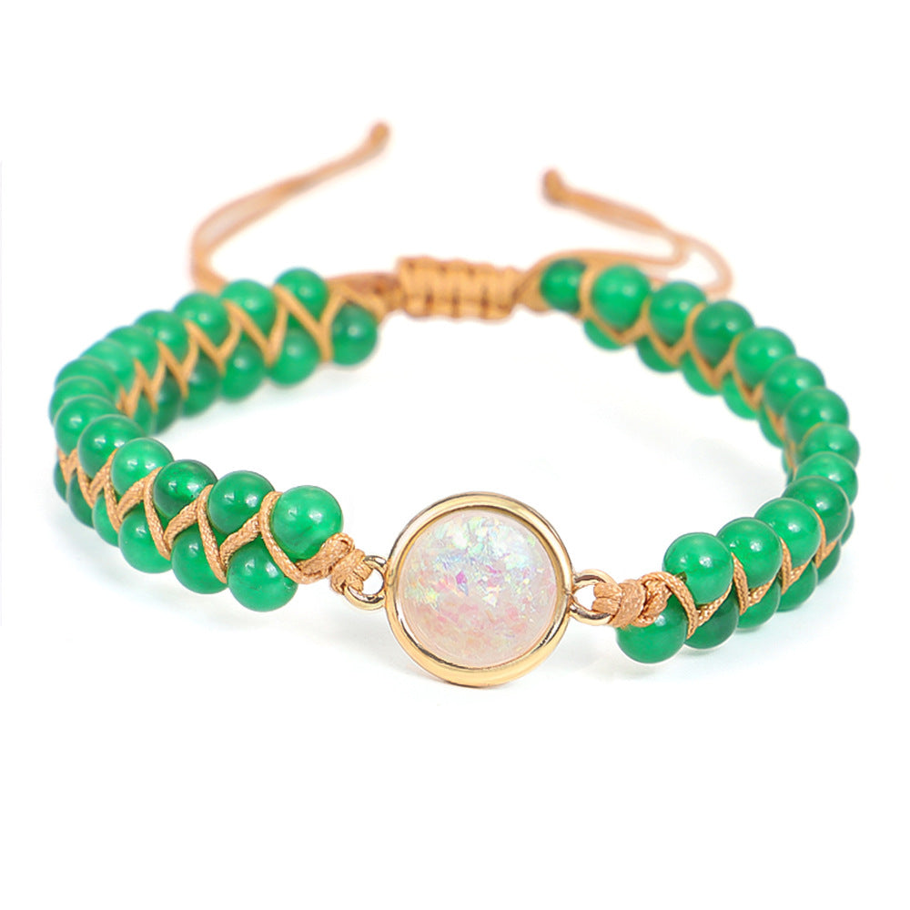 Wholesale Amethyst Opal Double Layer Yoga Bracelet