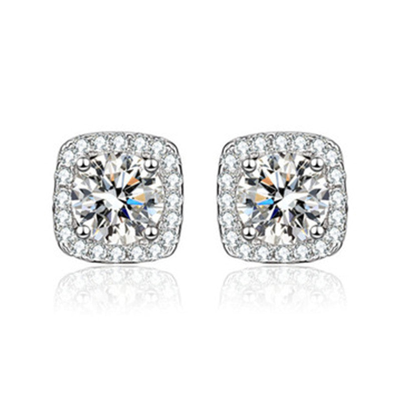 Pendientes De Cobre Moissanite Simulado al por mayor