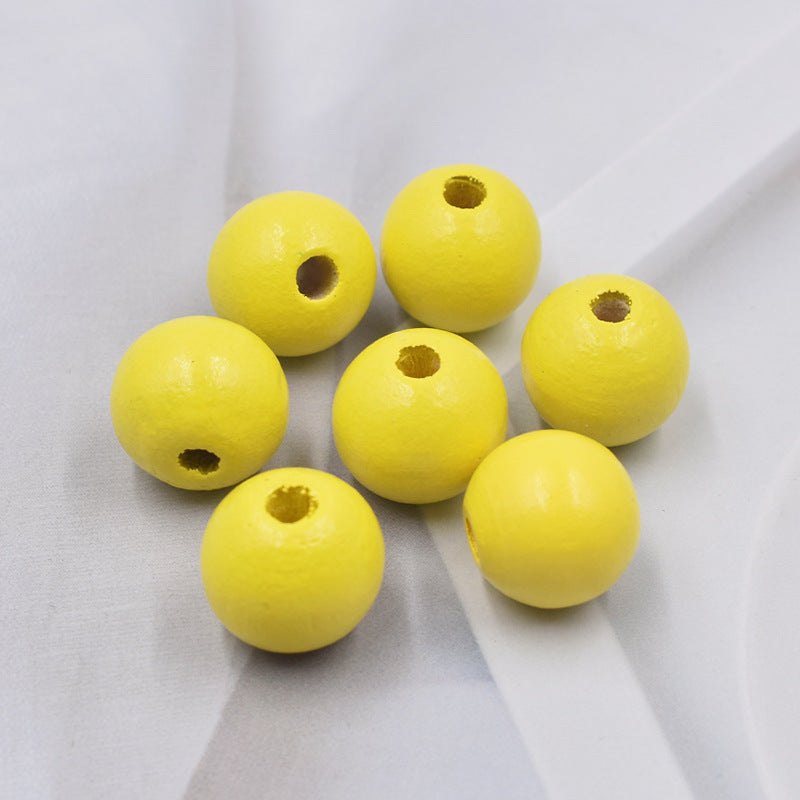 Wholesale 16MM Colored Wood Beads