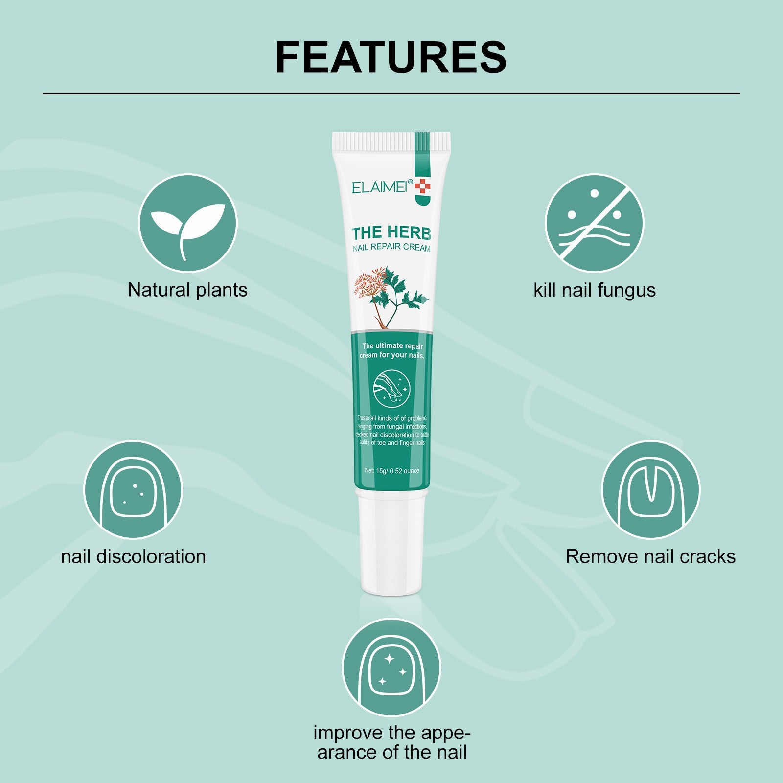 Crema De Reparación De Uñas A Base De Hierbas Chinas Al Por Mayor