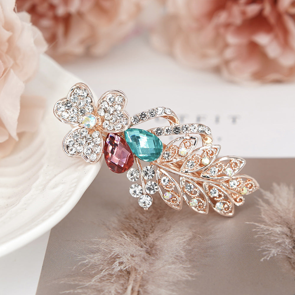 Wholesale Hollow Floating Leaf Spring Alloy Hair Clips