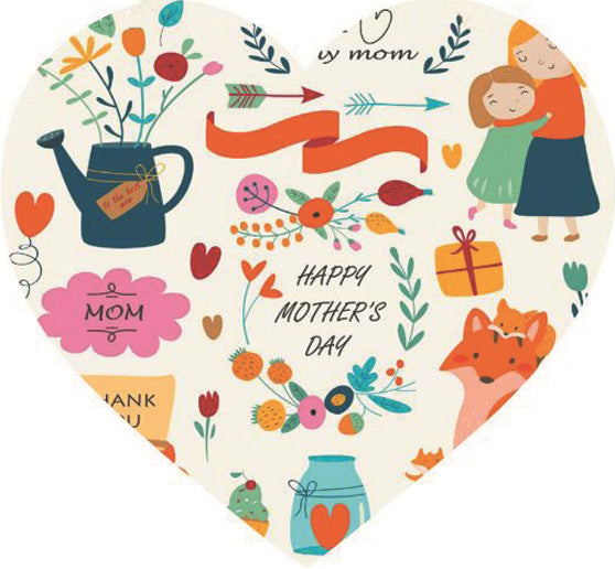 Venta al por mayor colgante de madera de la decoración del día de San Valentín del día de la madre