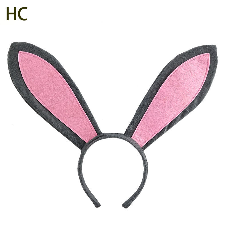 Wholesale Cute Rabbit Ears Fabric Headband