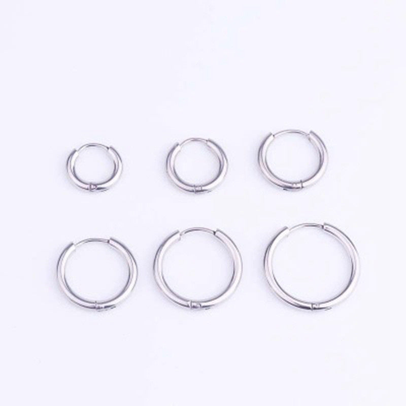 Wholesale Stainless Steel Round Earrings