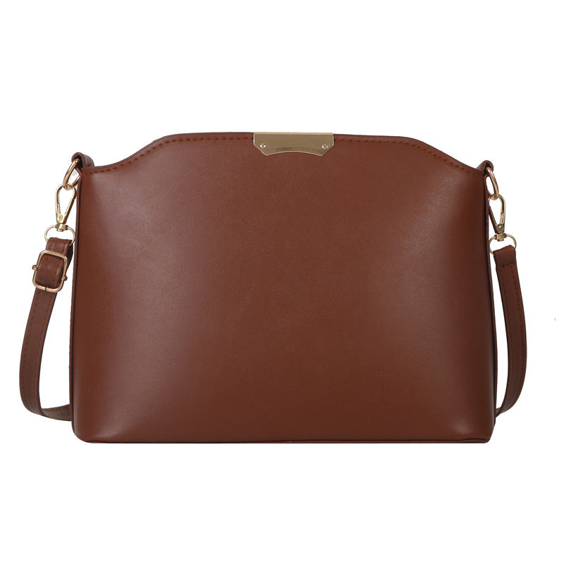 Wholesale PU Solid Color Shoulder Bag