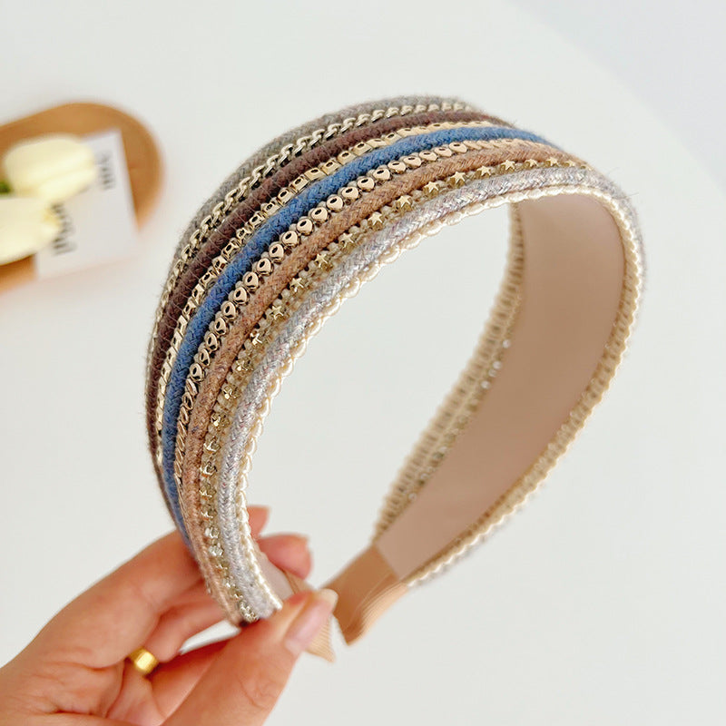 Diademas Anudadas De Impresión Simple al por mayor