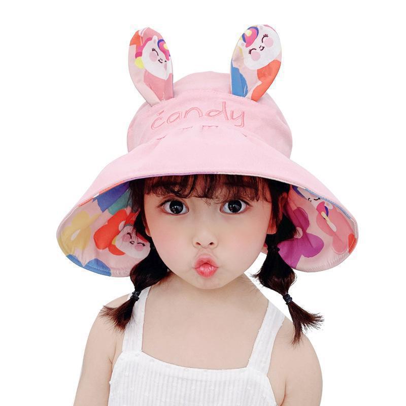 Wholesale Summer Kids Cute Rabbit Wool Beanie Hat