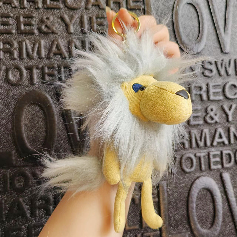 Wholesale Plush Lions Creative Key Chain