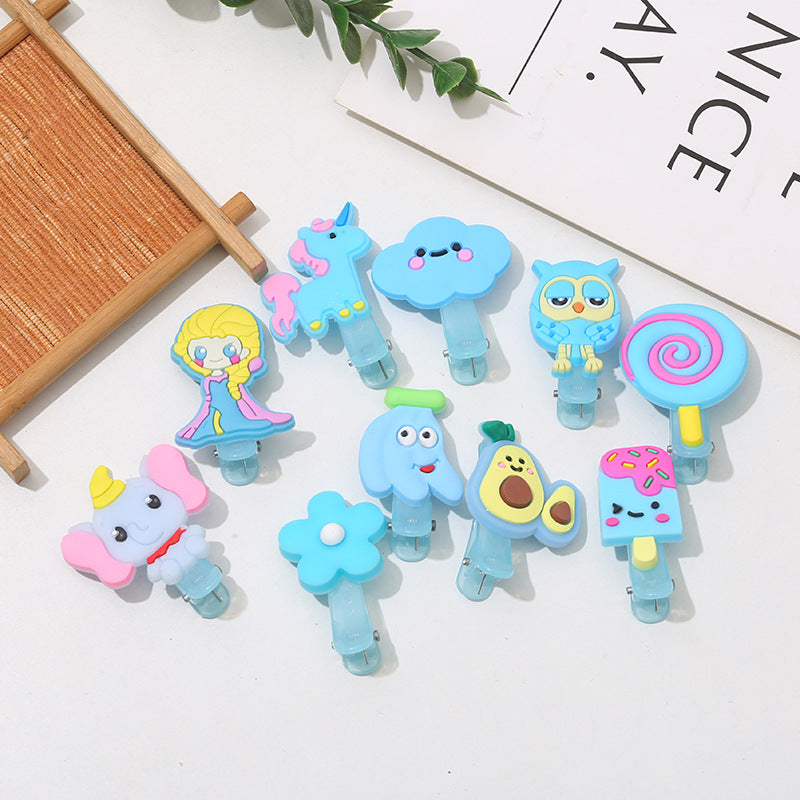 Wholesale Summer Plastic Kids Hair Clips