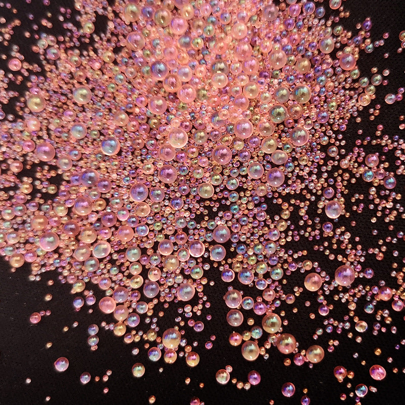 Al por mayor 50/450pcs/paquete de cuentas de burbujas de vidrio sinfonía 0.6-3 mm