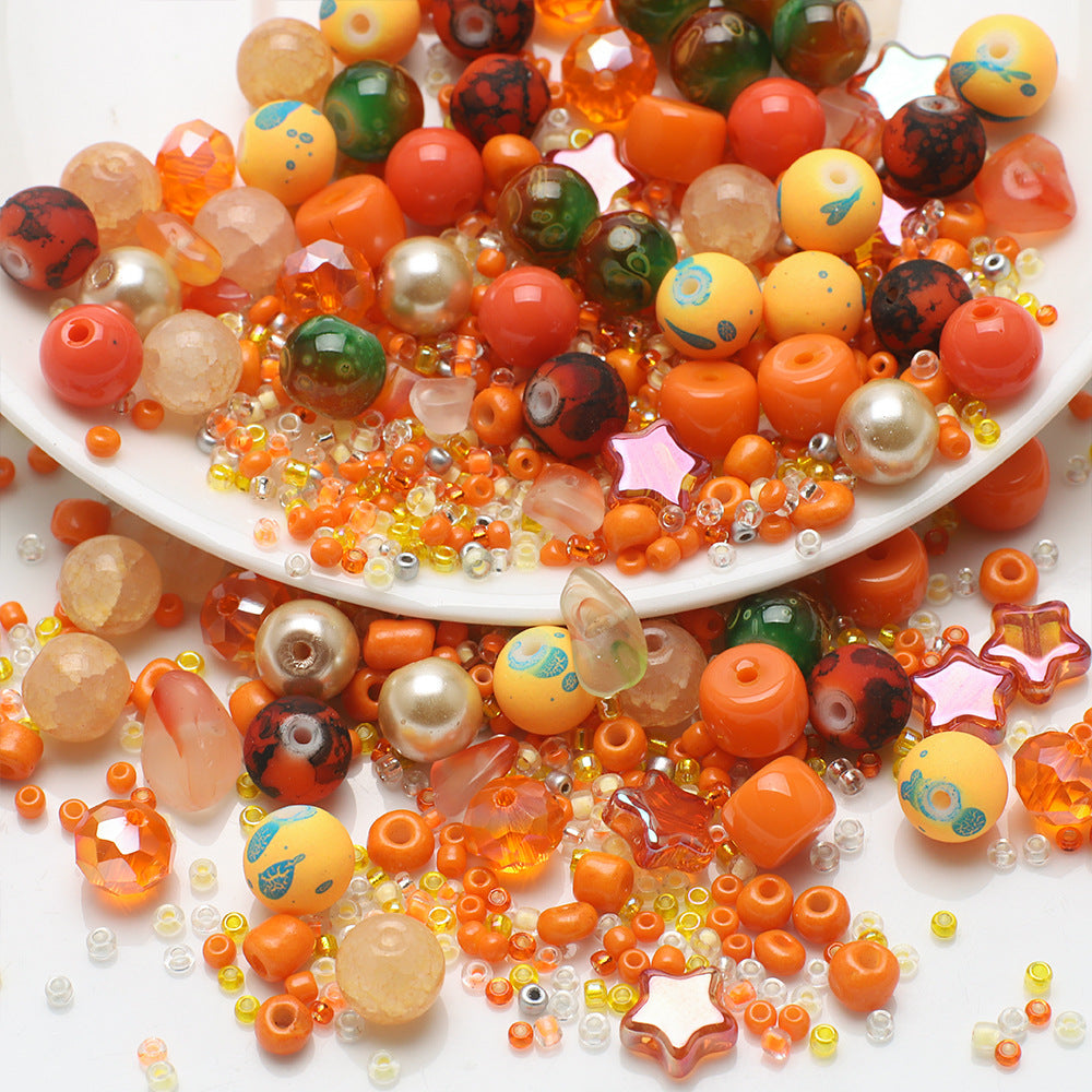 Wholesale 350PCS/Pack Cracked Gravel Glass Beads