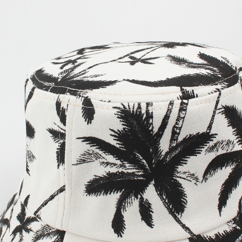Wholesale Cotton Coconut Print Bucket Hat