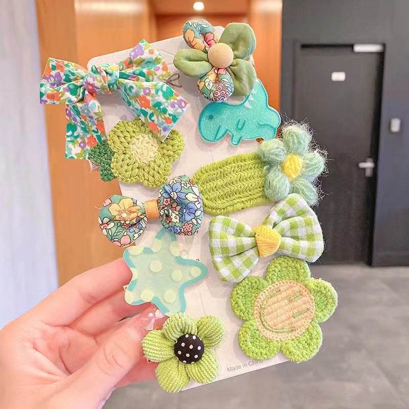 Wholesale Kids Cute Cartoon Bow Hair Clips