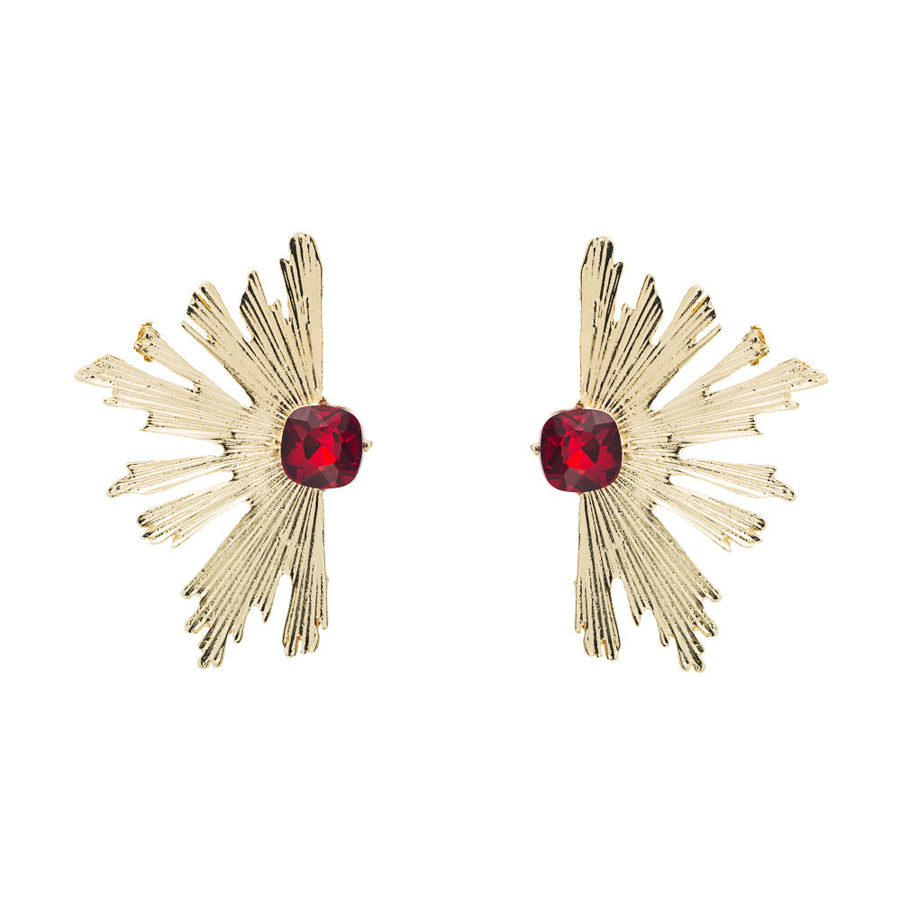 Aretes De Aleación Con Tachuelas De Diamantes De Múltiples Capas al por mayor