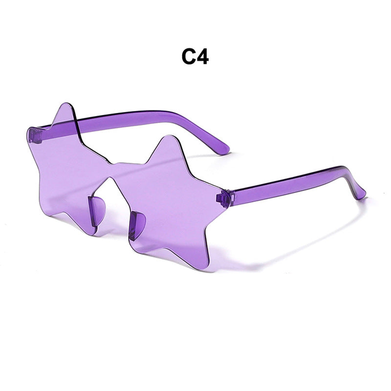Wholesale PC Star Sunglasses Integrated Frameless Sunglasses