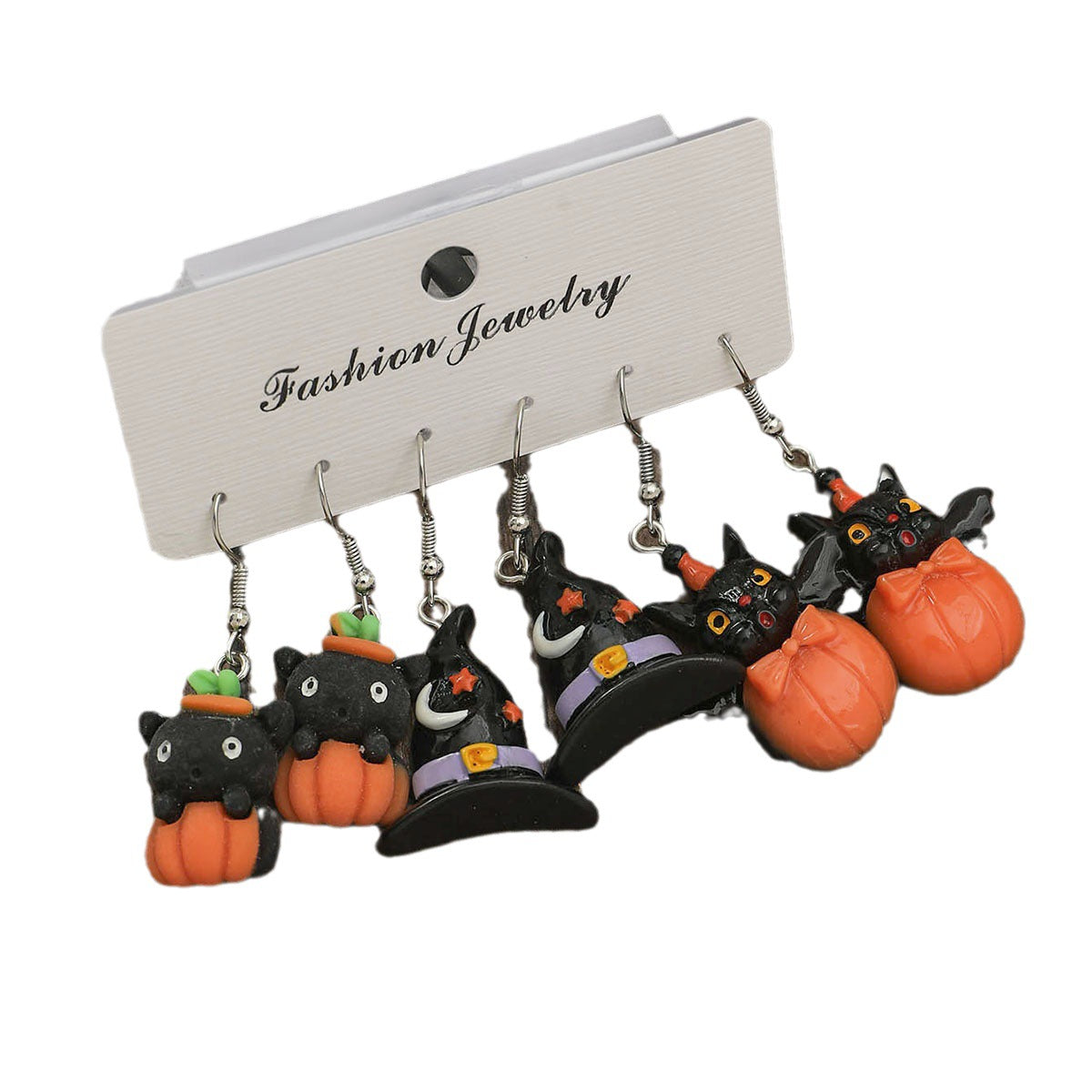 Wholesale Pumpkin Ghost Halloween Acrylic Earrings