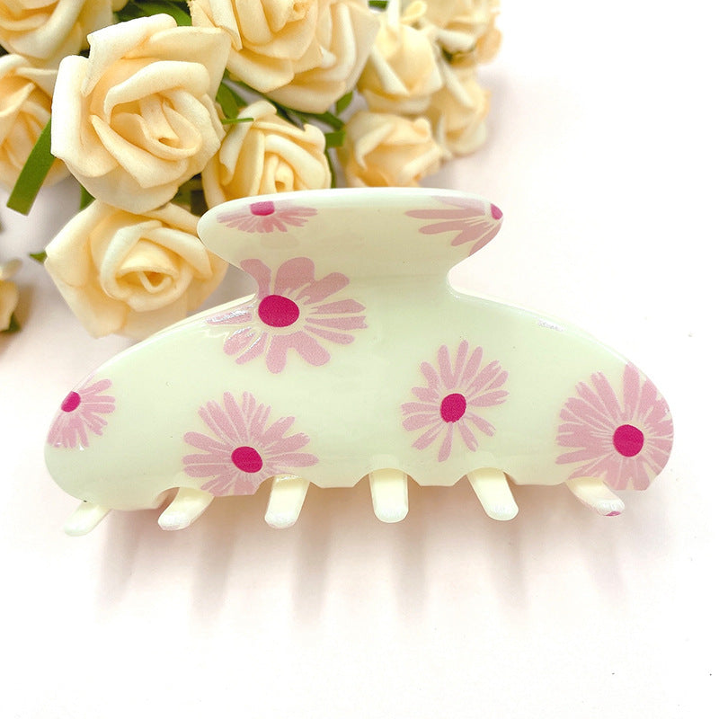 Wholesale Daisy Acrylic Hair Clips
