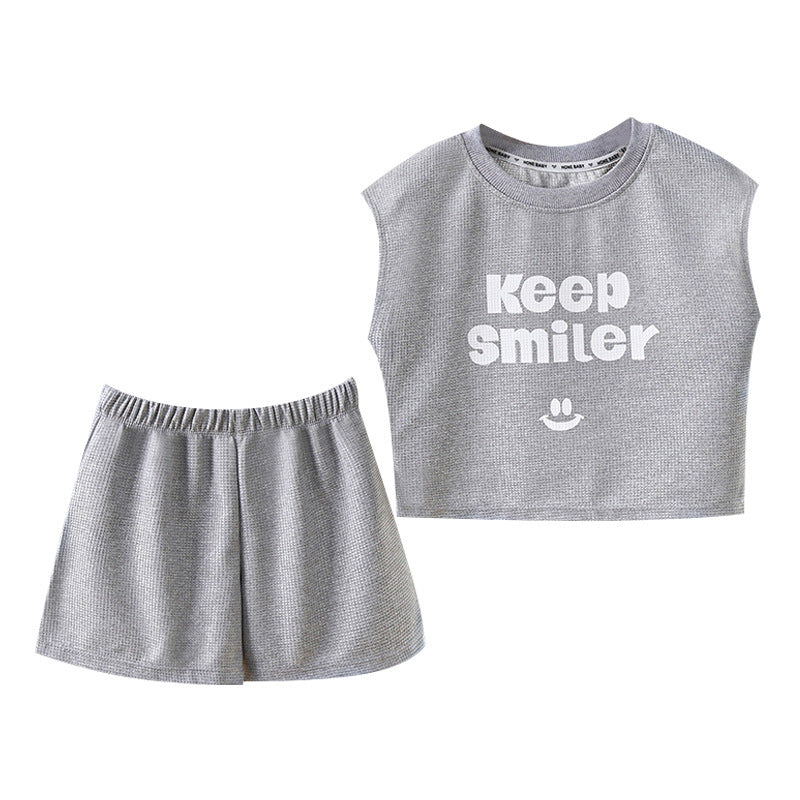 Wholesale Kids Summer Sleeveless Vest Baby Clothes