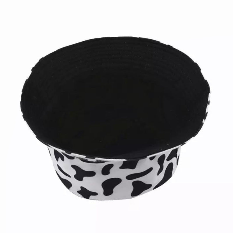 Wholesale Cow Pattern Print Cotton Bucket Hat